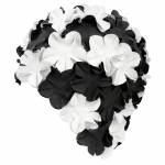 Czepek Aqua-speed Bloom czarno biały 04 105