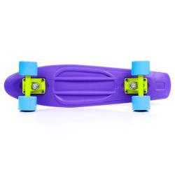 DESKOROLKA METEOR violet/neon blue /23693