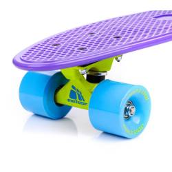 DESKOROLKA METEOR violet/neon blue /23693