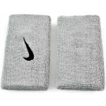 Frotka na rękę szeroka Nike Swoosh Doublewide szara 2szt NN05078