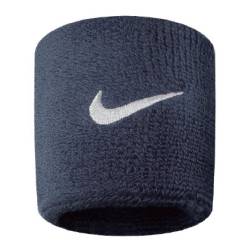Frotki na nadgarstek Nike Swoosh granatowe 2 szt. NN04416