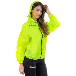 Kurtka Givova Rain Basico Fluo żółta RJ001 0019