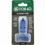 Gwizdek Fox 40 CMG Safety Classic niebieski + sznurek 9603-0508