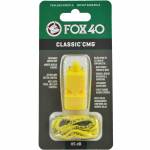 Gwizdek Fox 40 CMG Safety Classic żółty+sznurek 9603-0208