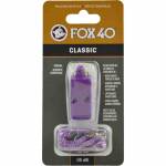 Gwizdek Fox 40 Classic fioletowy ze sznurkiem  9903-0808