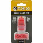 Gwizdek Fox 40 Sonik Blast CMG czerwony ze sznurkiem  9203-0108