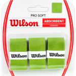 Owijka Wilson Pro Soft Absorbent Overgrip zielona 3szt WRZ4040LI