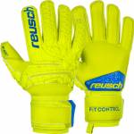 Rękawice bramkarskie Reusch Fit Control MX2 żółto-niebieskie 3970135 583